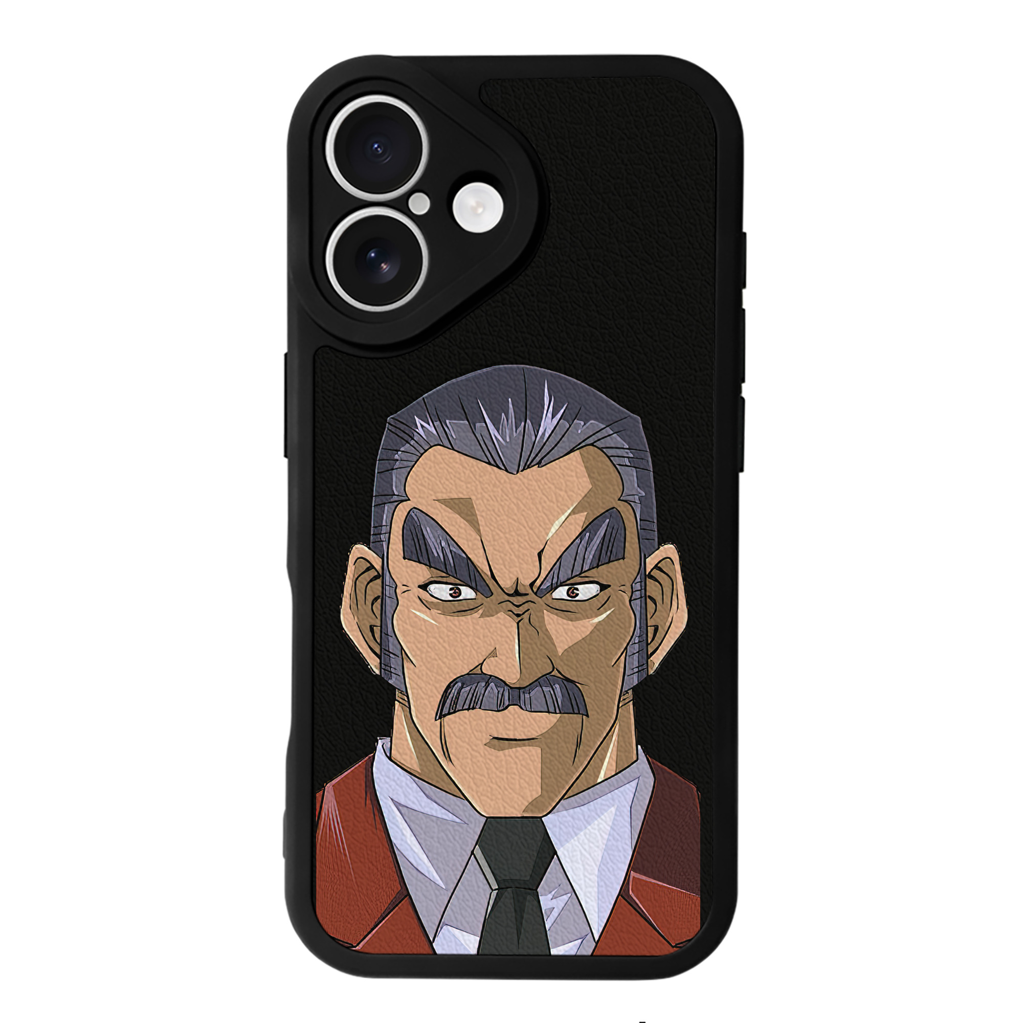 遊☆戯☆王 Yu-Gi-Oh! 【iPhone 16シリーズ対応】シリコンスマホケース（レザー調） 材質：シリコン